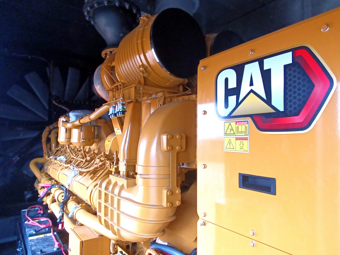 Cat Generator Powering Colby Power Plant