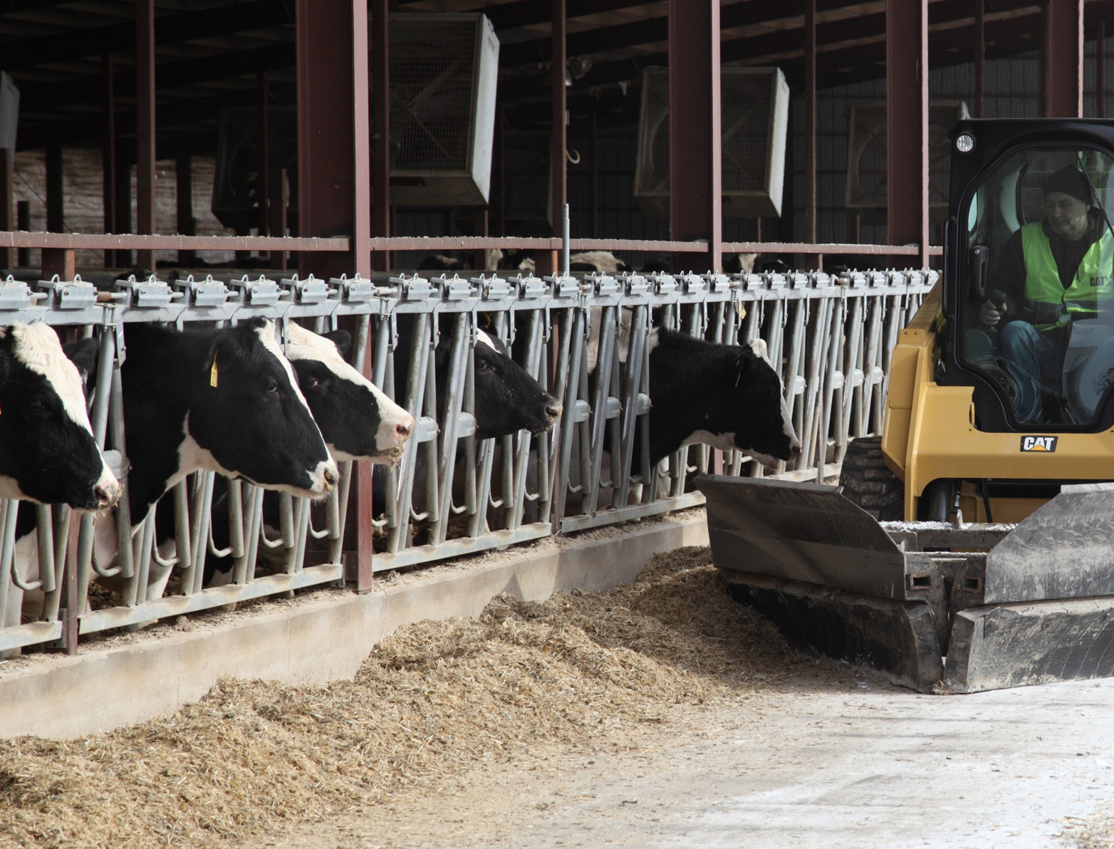 Caterpillar Equipment on a Dairy Operation