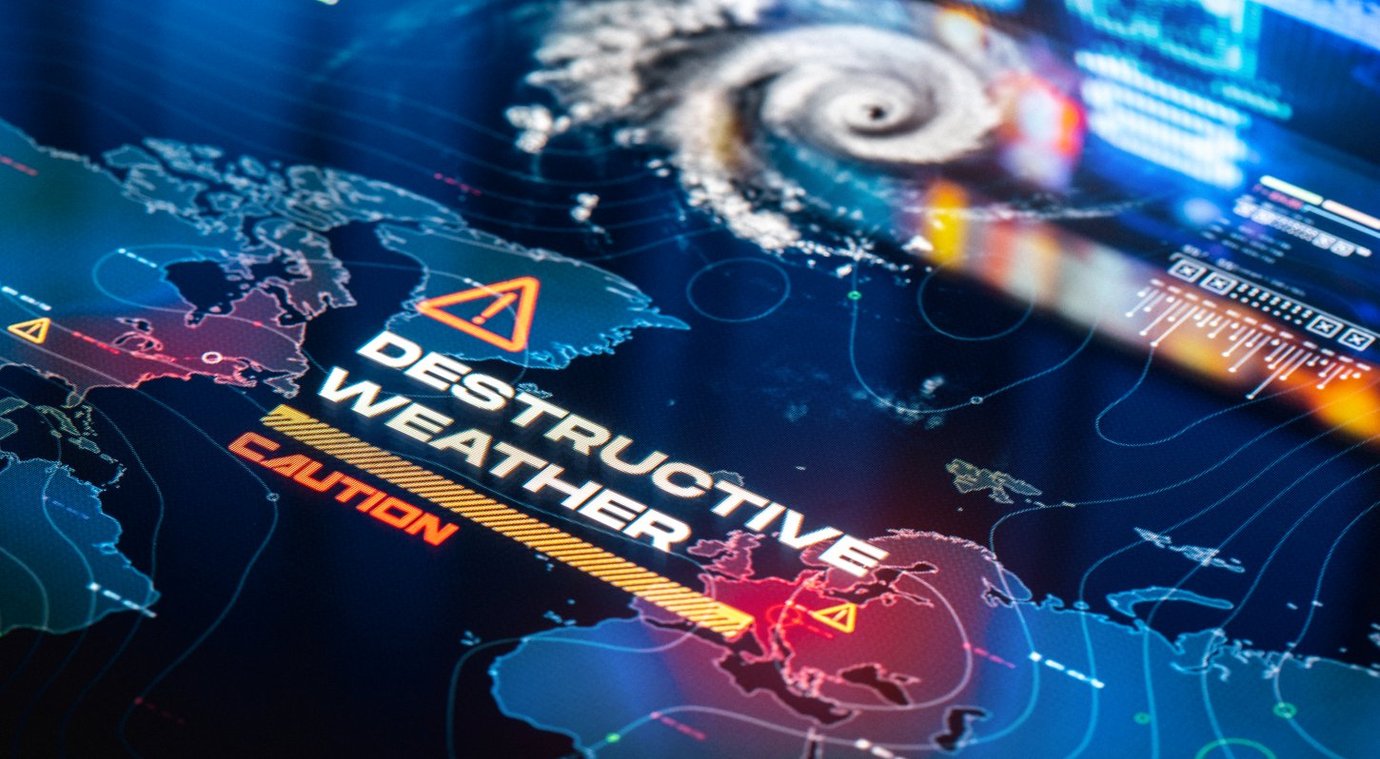 Destructive Weather Caution Warning