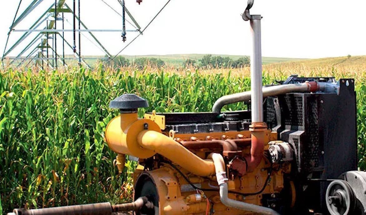 Crop Irrigation on Farm Land