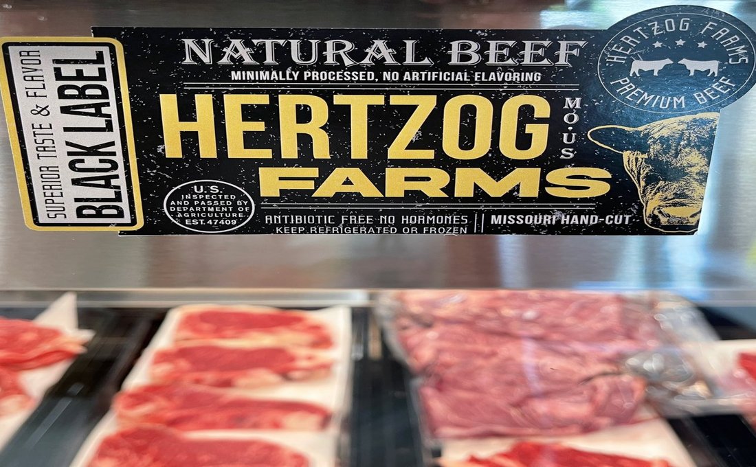 Hertzog Farm Meat Label Counter