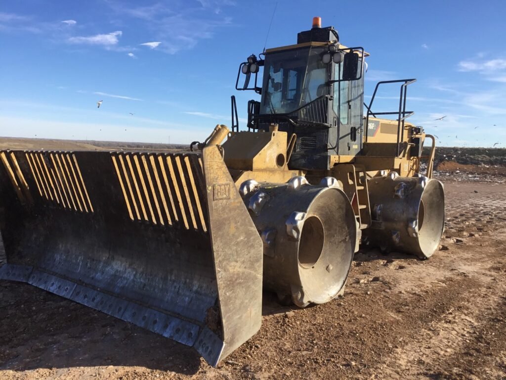 Reno County Landfill 816F Compactor After