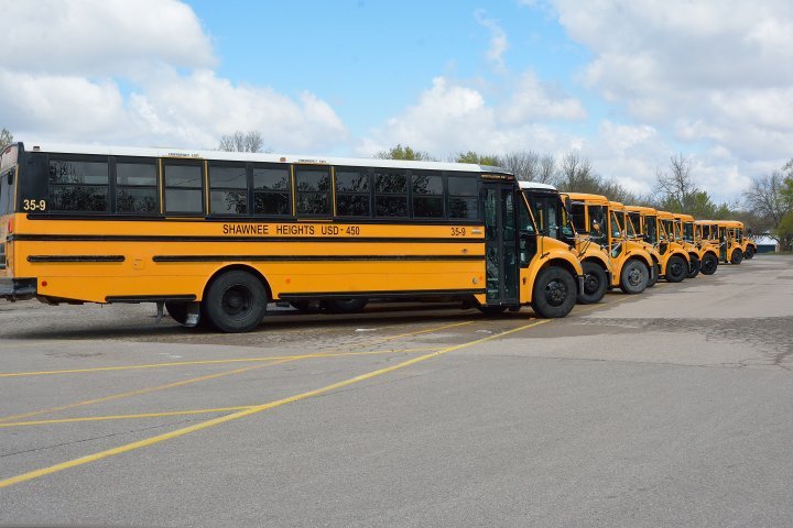 Shawnee Heights School Bus Lot