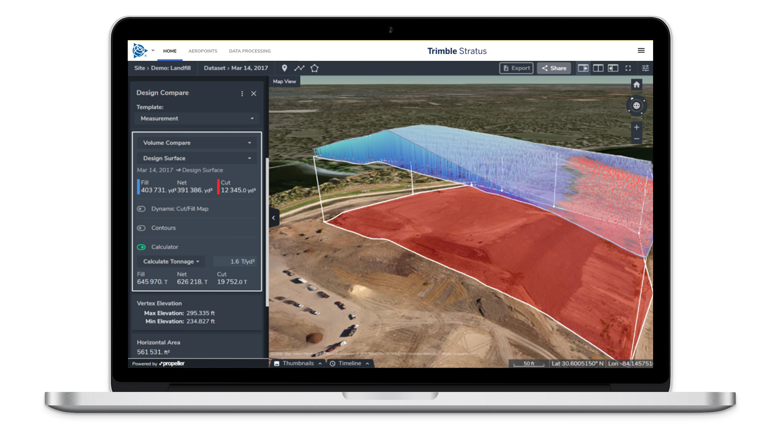 Drone used to map and survey