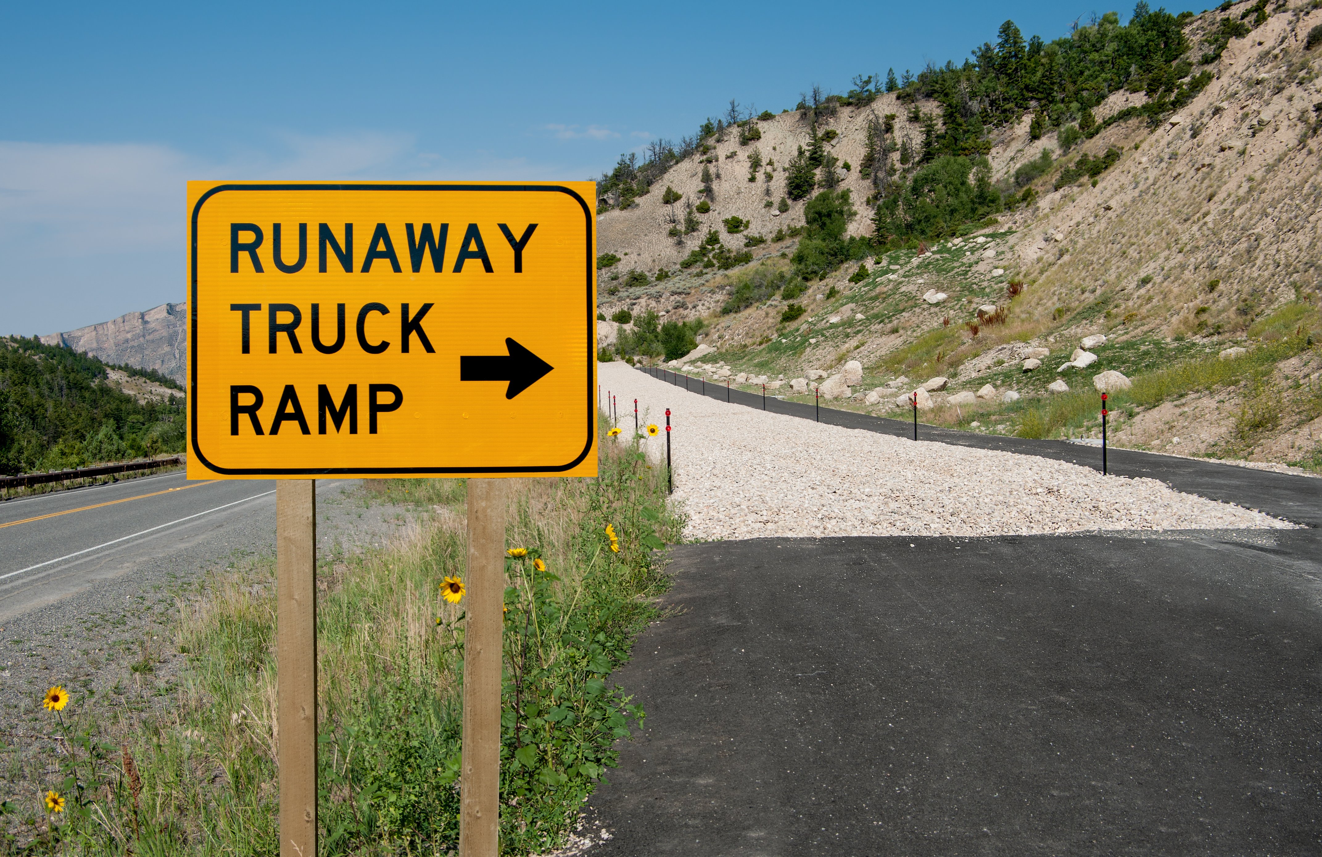 Truck Break Runaway Ramp