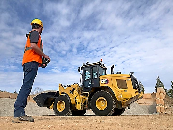 Operator using Cat Command Station